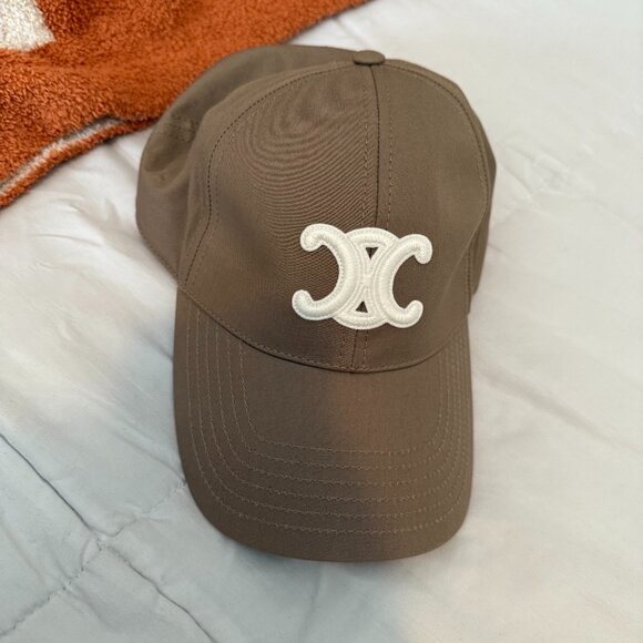 Celine Triomphe baseball cap in cotton - Picture 1 of 7